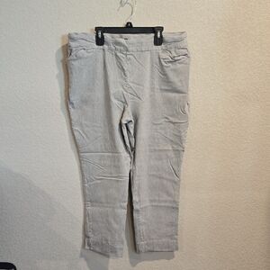 Hilary Radley Heather Gray Pants